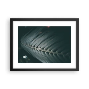 Poster in een zwarte lijst - De precisie van de natuur - 40x30 cm