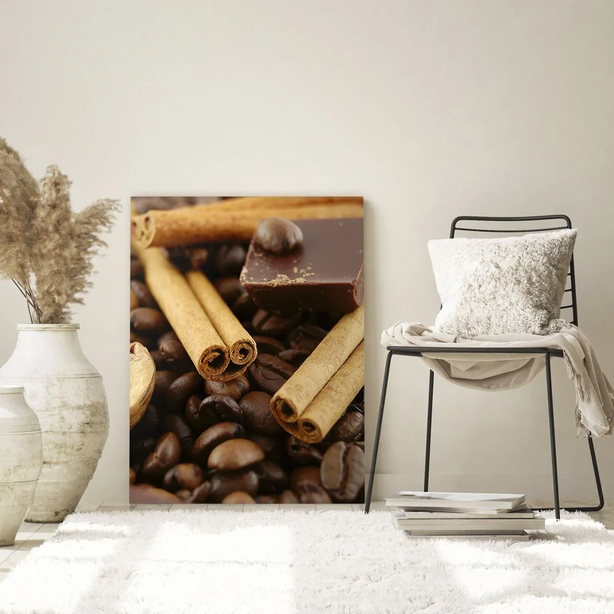 Schilderen op glas - Concert van aroma's - 50x70 cm