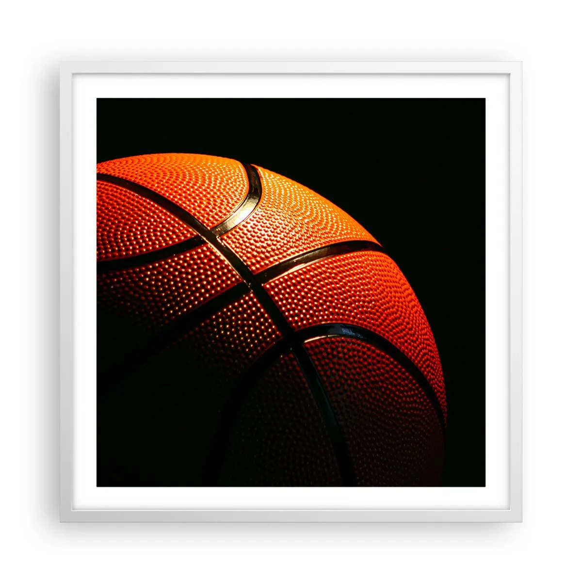 Poster in een witte lijst - Mooi als een planeet - 60x60 cm