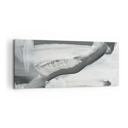 Schilderen op canvas - Een beslissende beweging - 100x40 cm