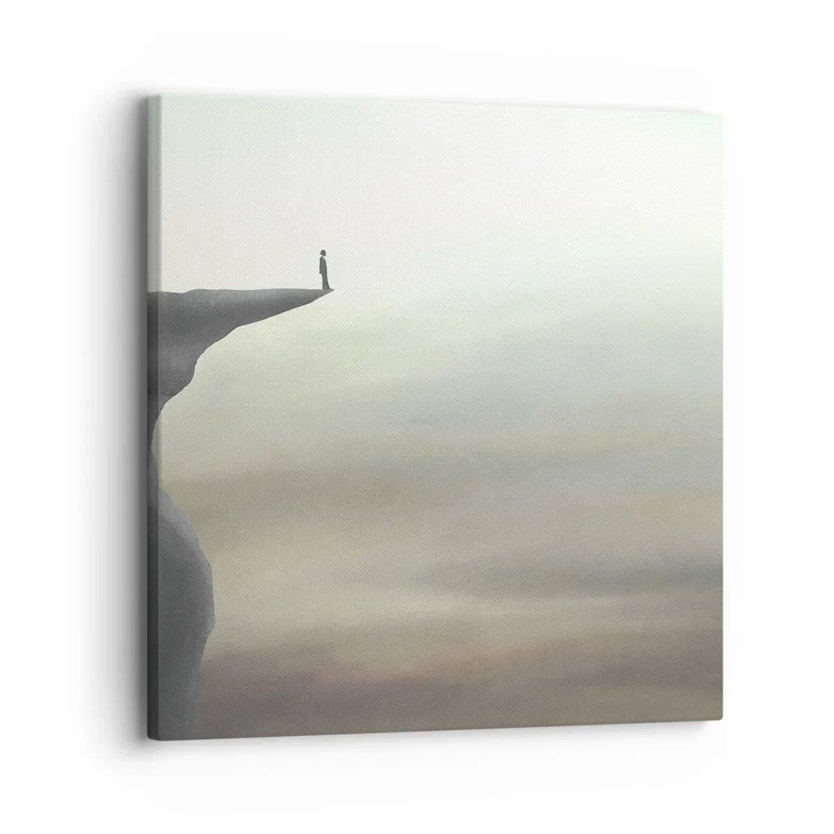 Schilderen op canvas - Omhoog, natuurlijk! - 30x30 cm
