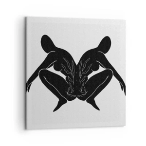 Schilderen op canvas - Een gemeenschappelijke ziel - 50x50 cm