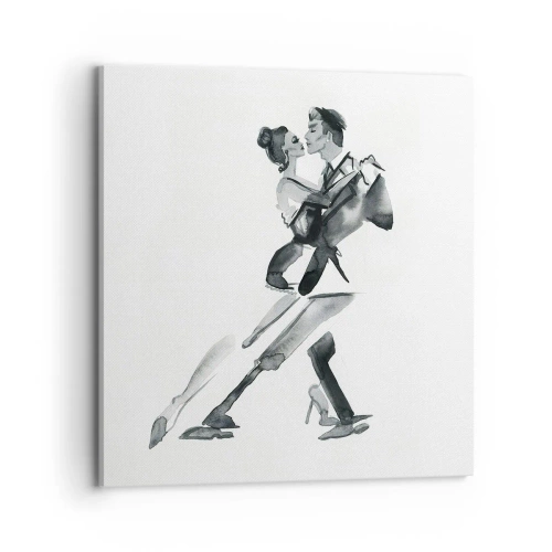 Schilderen op canvas - In één slag - 70x70 cm