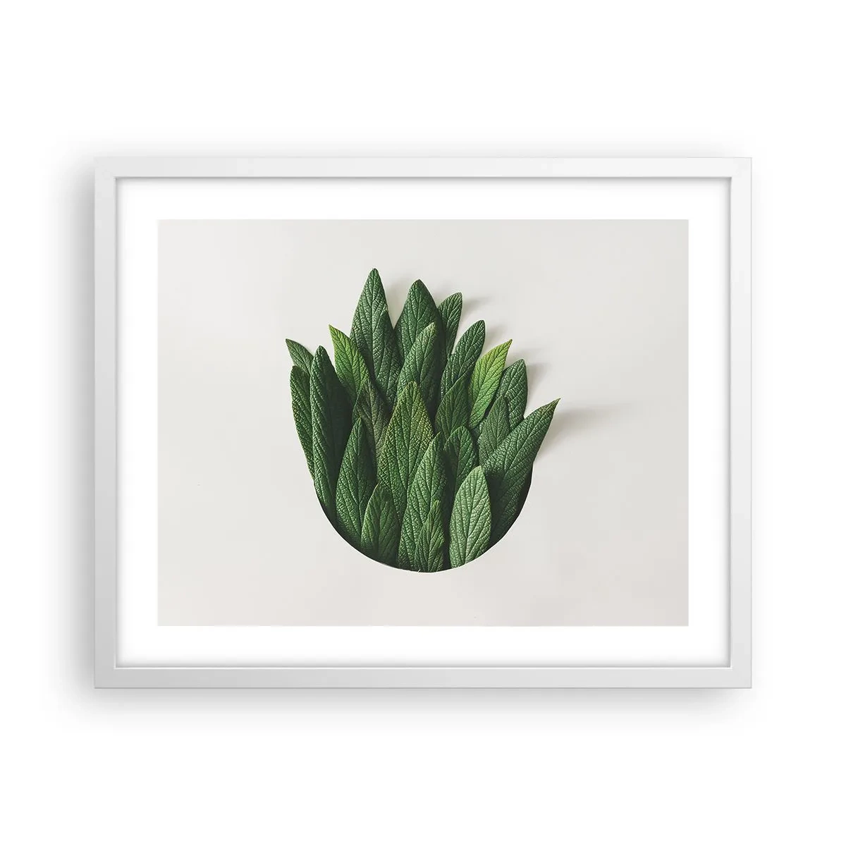 Poster in een witte lijst - Ongebreidelde nieuwsgierigheid - 50x40 cm