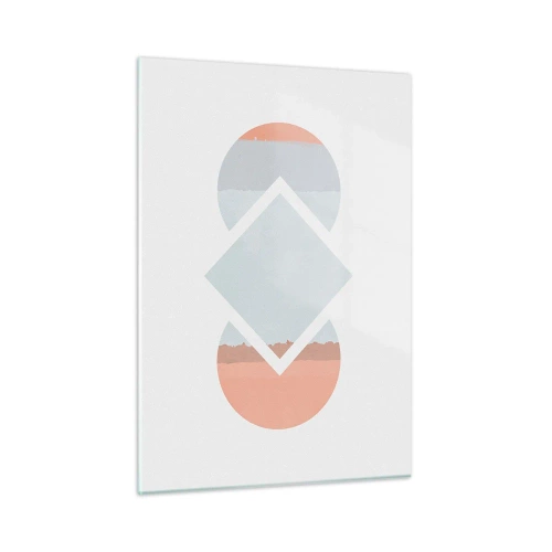 Schilderen op glas - De situatie is duidelijk - 50x70 cm