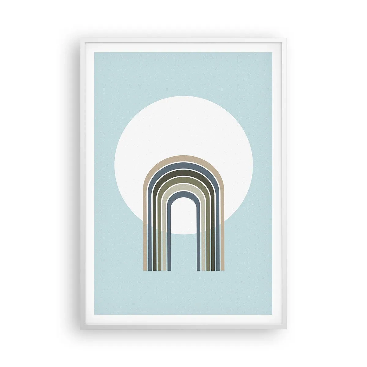 Poster in een witte lijst - Onweerstaanbare aantrekkingskracht - 70x100 cm