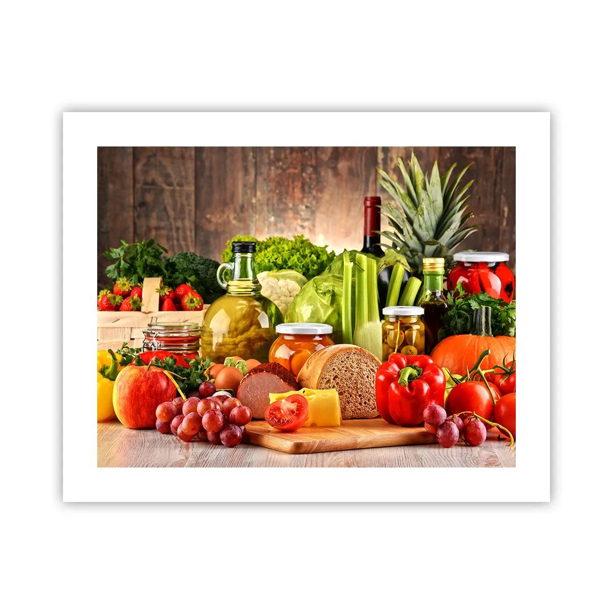 Poster - Gerookt, gebakken en gemarineerd - 50x40 cm
