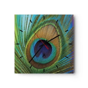Wandklok - Klok - Oog in oog - 30x30 cm