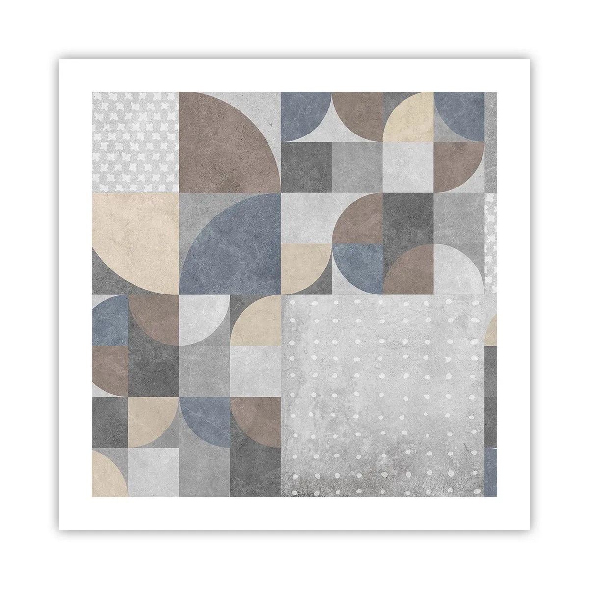 Poster - Keramische fantasie - 50x50 cm