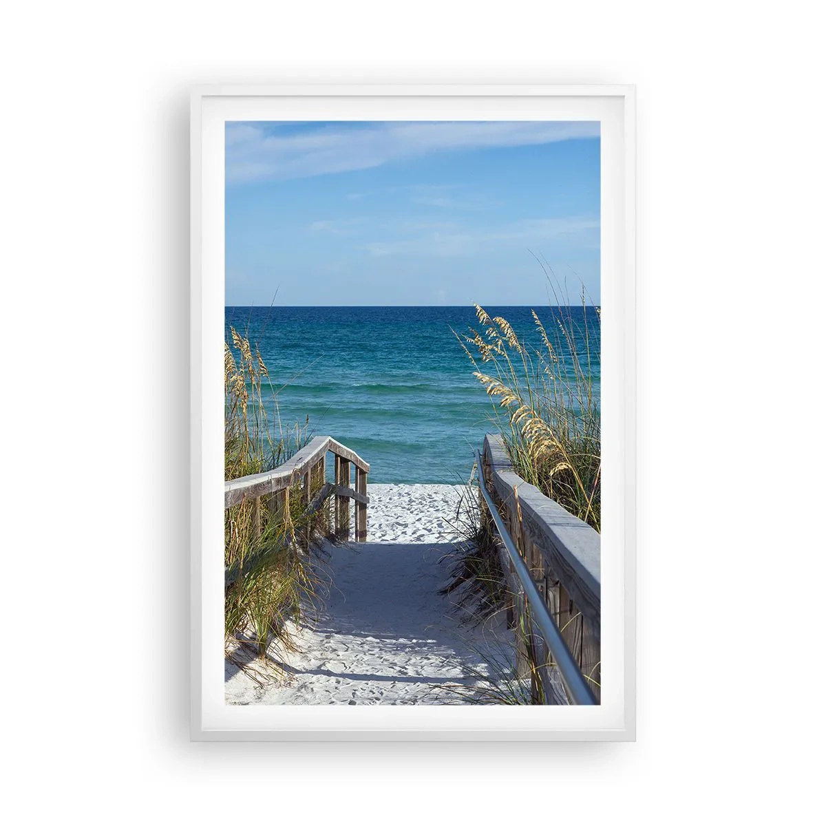 Poster in een witte lijst - In de zon, in de wind - 61x91 cm