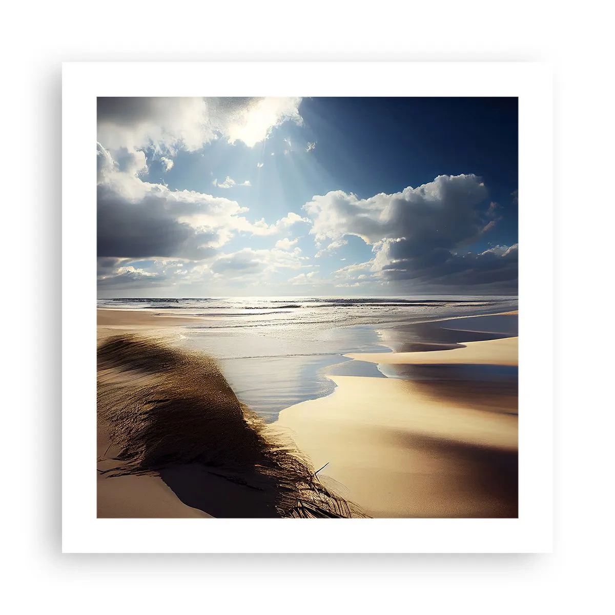 Poster - Strand, wild strand - 50x50 cm