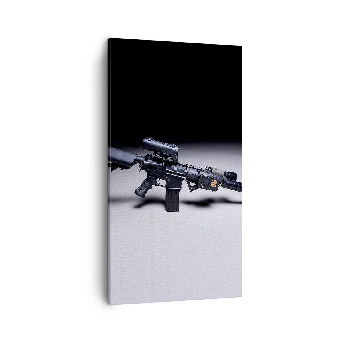 Schilderen op canvas - Donkere ridder - 45x80 cm