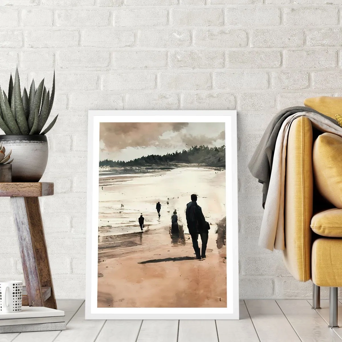 Poster in een witte lijst - Opgeroepen - 70x100 cm