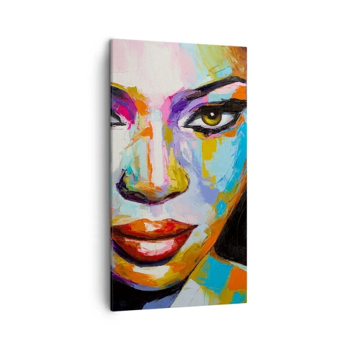 Schilderen op canvas - Het is onmogelijk om je ogen af te houden - 45x80 cm