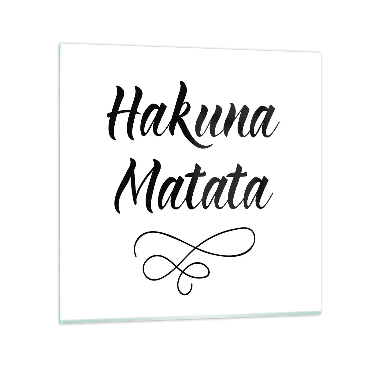 Schilderen op glas - Beste advies - 50x50 cm