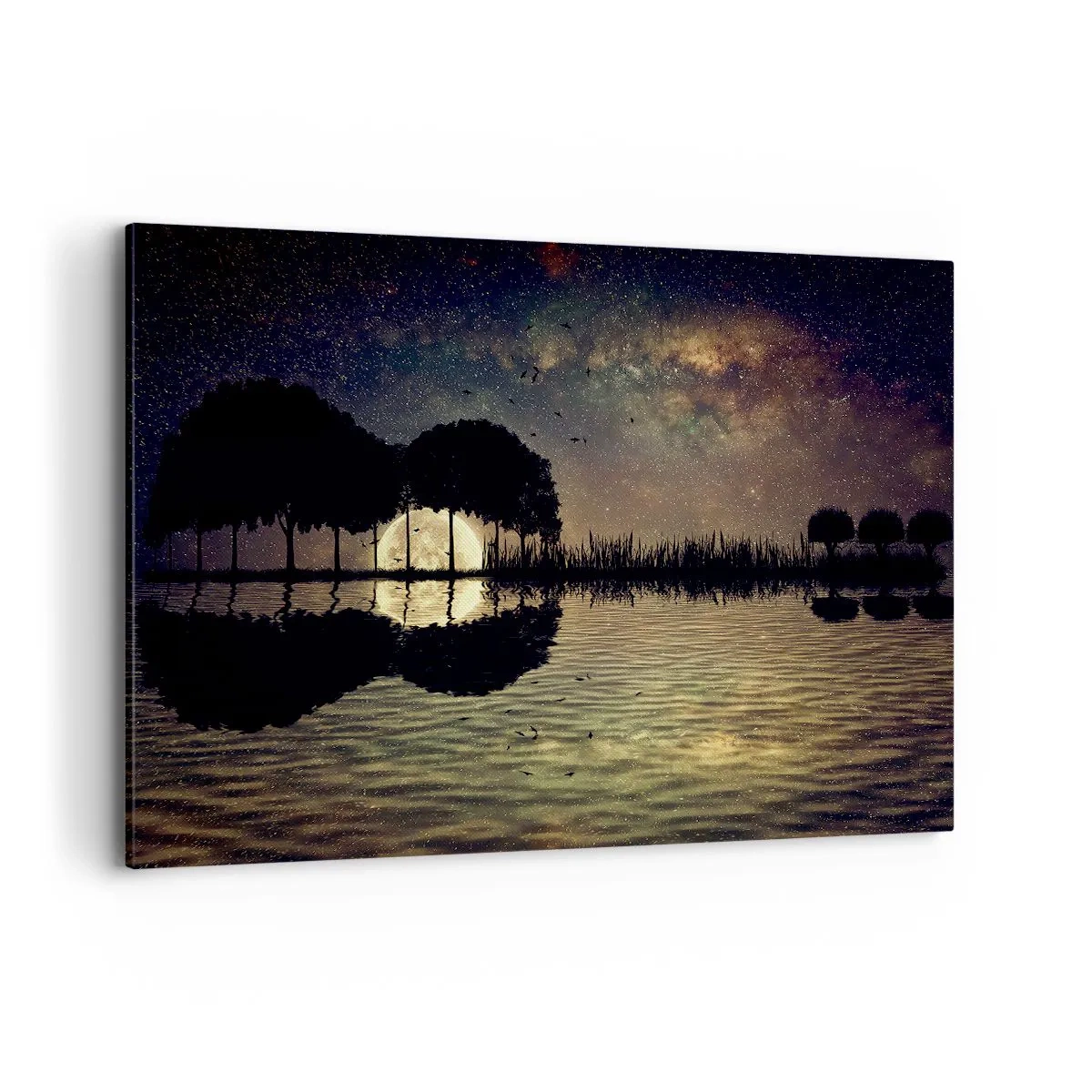 Schilderen op canvas - Nacht aan het einde van de wereld - 120x80 cm