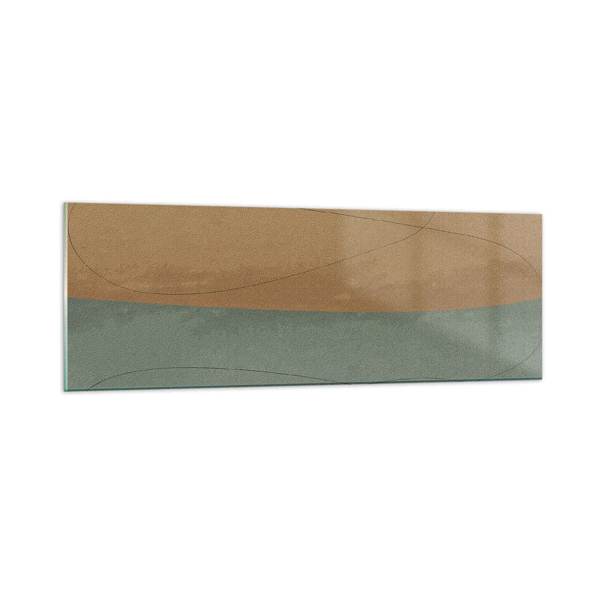 Schilderen op glas - Horizontale compositie - 90x30 cm