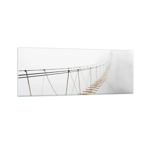 Schilderen op glas - Waar zal het je brengen? - 140x50 cm