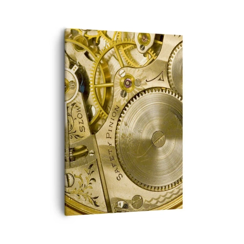 Schilderen op canvas - Ga met de tijd mee - 50x70 cm