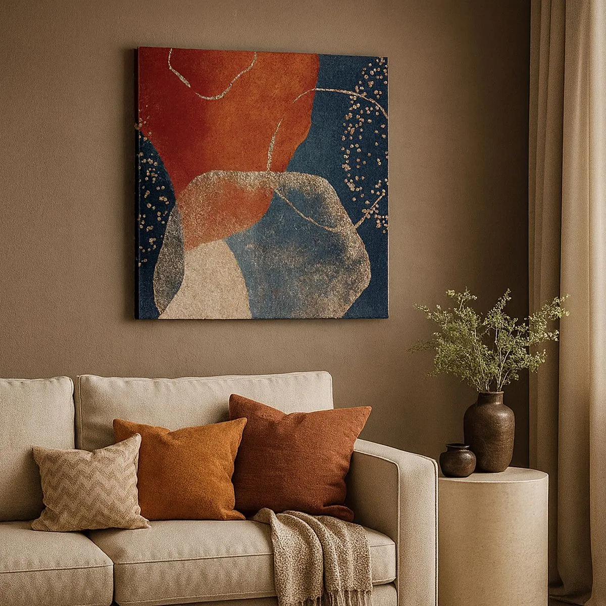 Schilderen op canvas - De lichtheid van het zijn - 30x30 cm