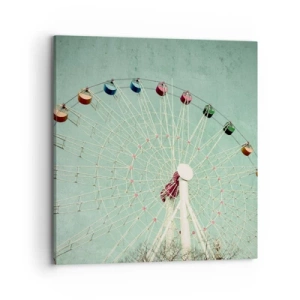 Schilderen op canvas - Wij nodigen u uit om plezier te hebben - 70x70 cm