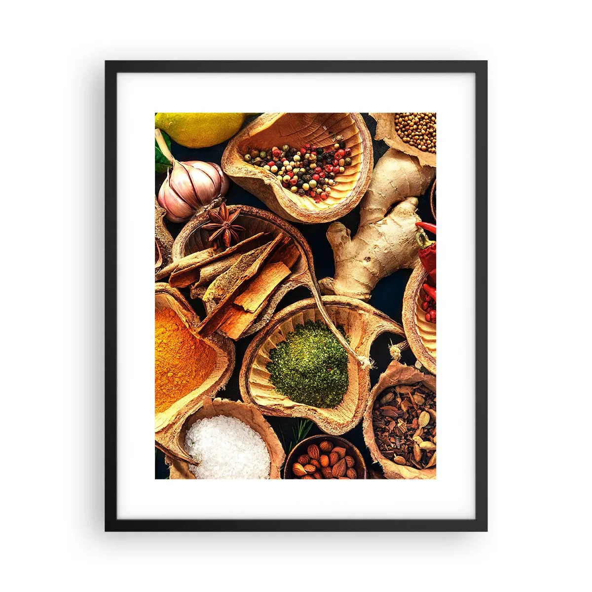 Poster in een zwarte lijst - Neem wat je wilt - 40x50 cm