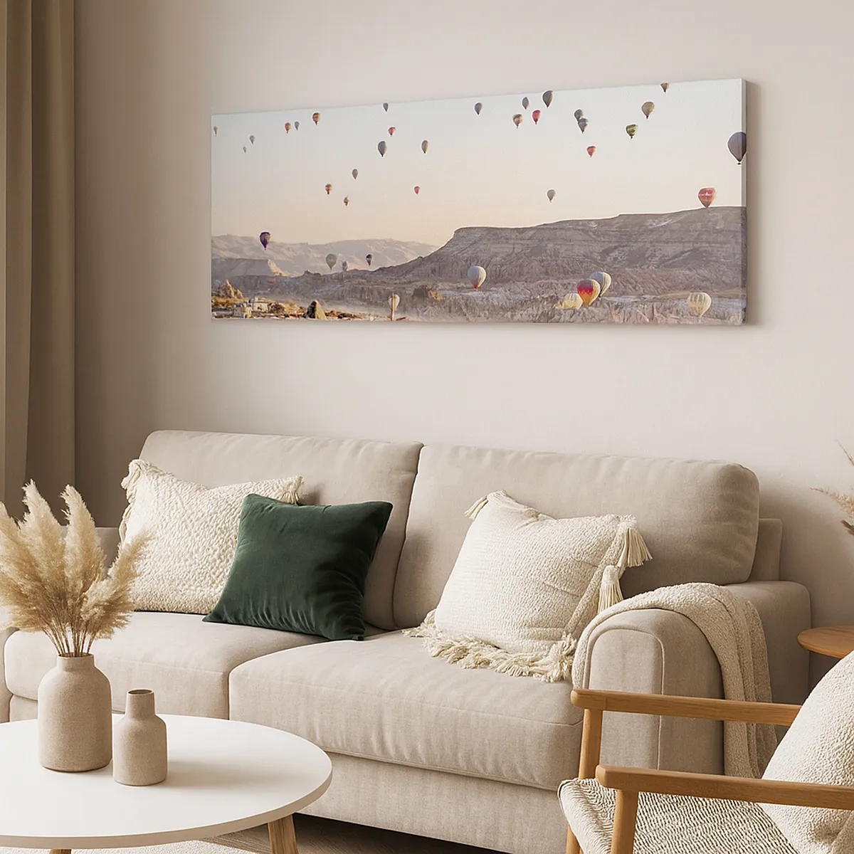 Schilderen op canvas - Als schepen in de lucht - 30x30 cm