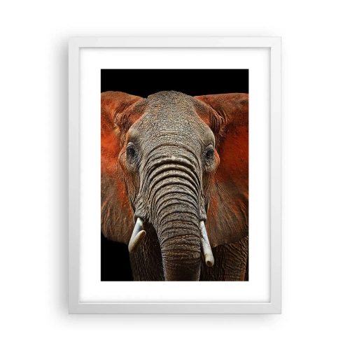 Poster in een witte lijst - Ik ben wild, en jij? - 30x40 cm