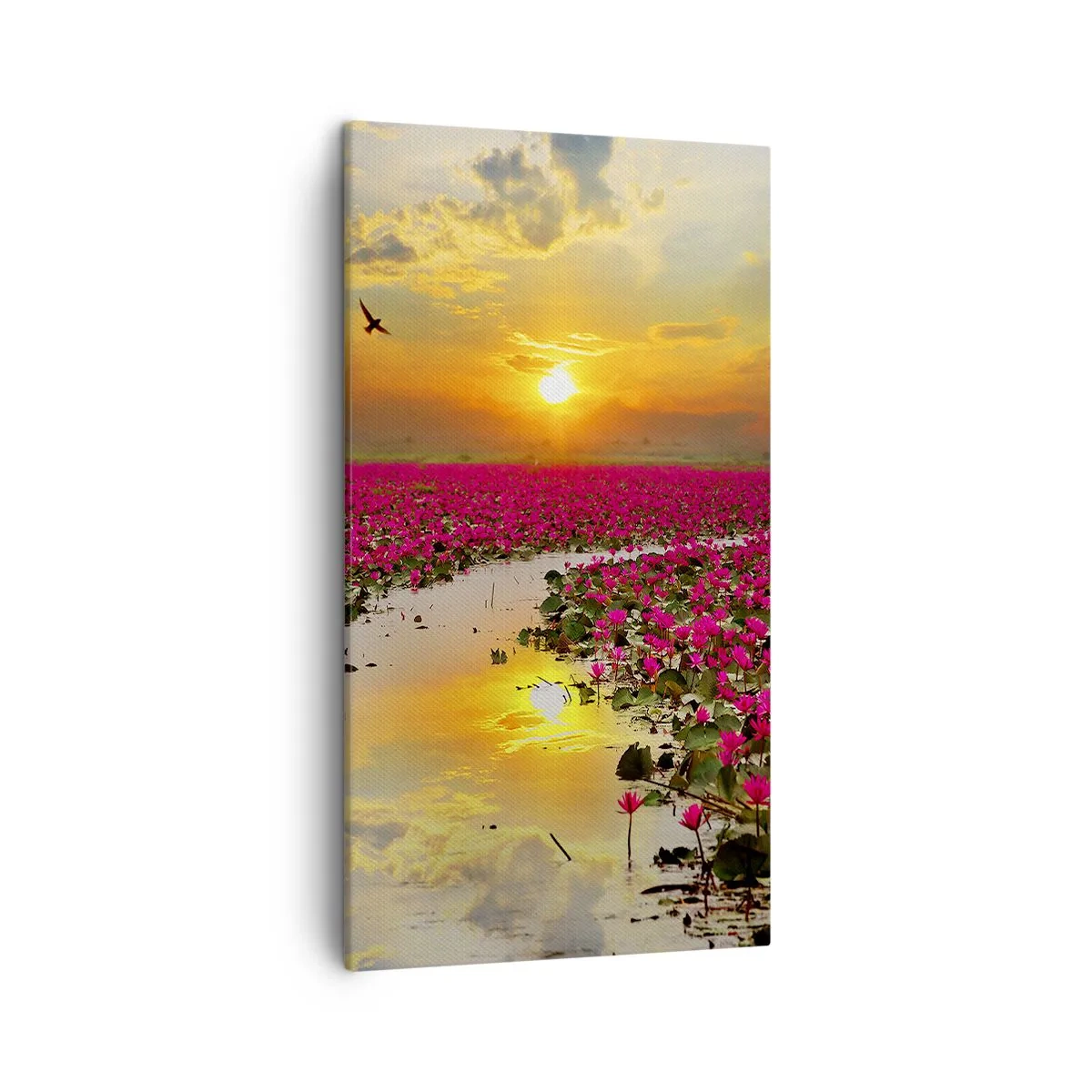 Schilderen op canvas - Het geheime leven van het meer - 45x80 cm