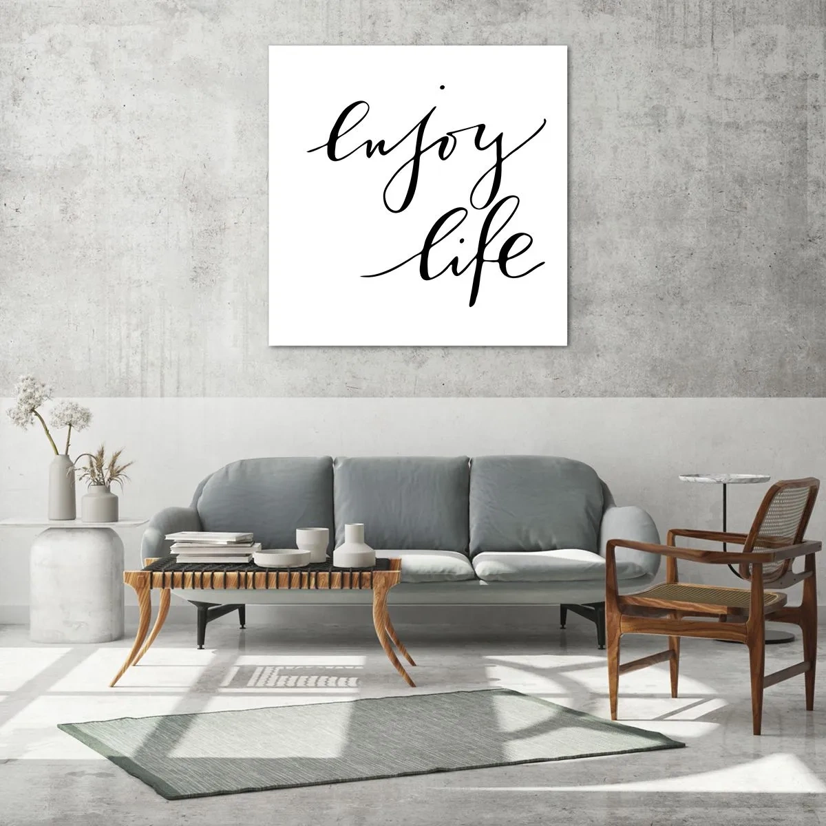 Schilderen op glas - Niets aan toe te voegen… - 60x60 cm