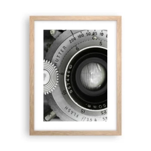 Een poster in een licht eiken lijst - Een verhaal over Hollywood - 30x40 cm