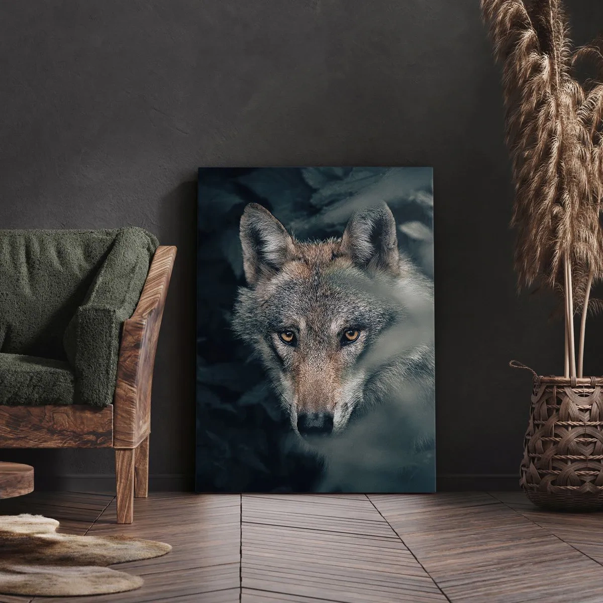 Schilderen op canvas - Jager - 45x80 cm