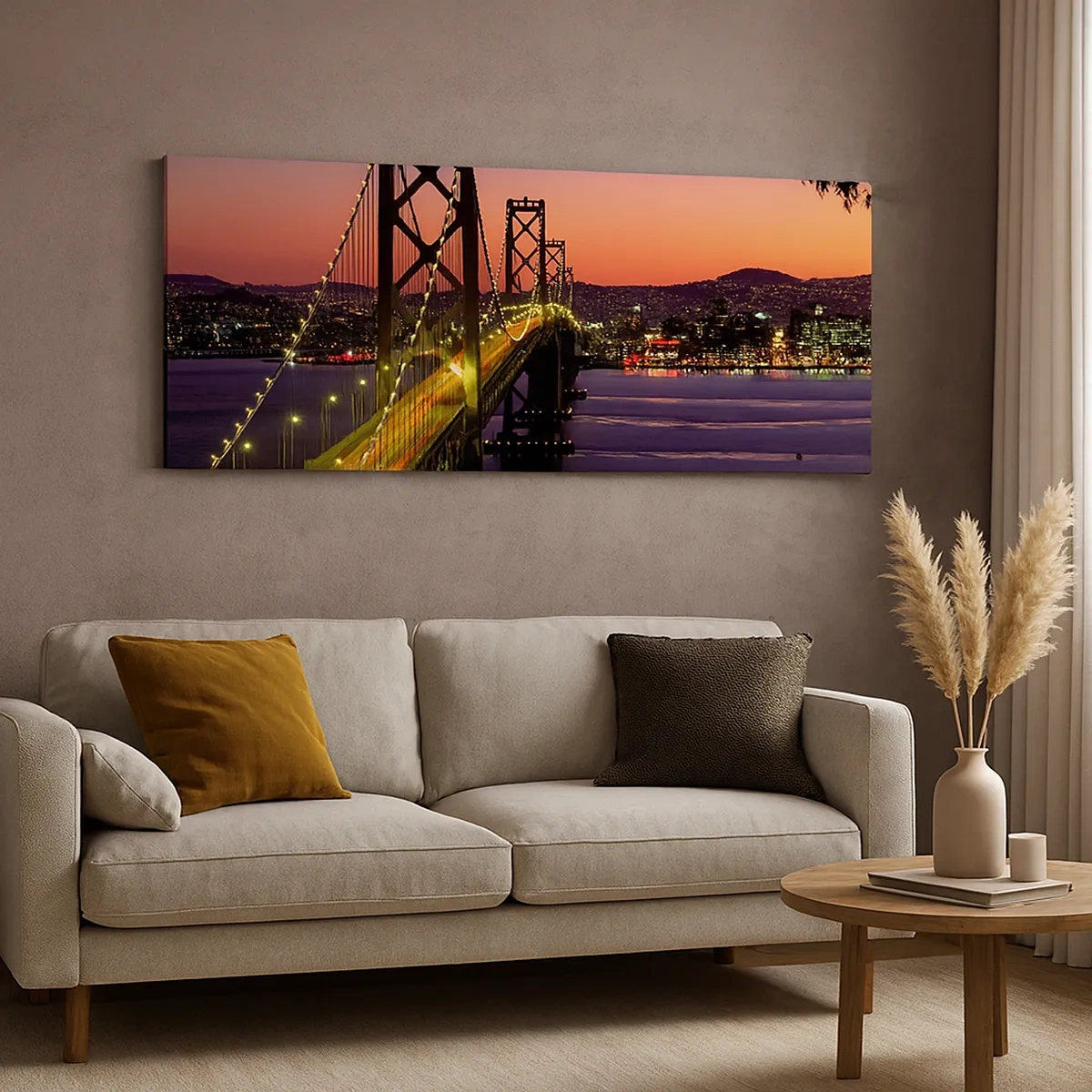 Schilderen op canvas - Violette avond - 30x30 cm