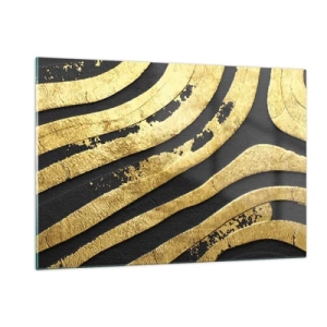 Schilderen op glas - Alles vloeit - 120x80 cm