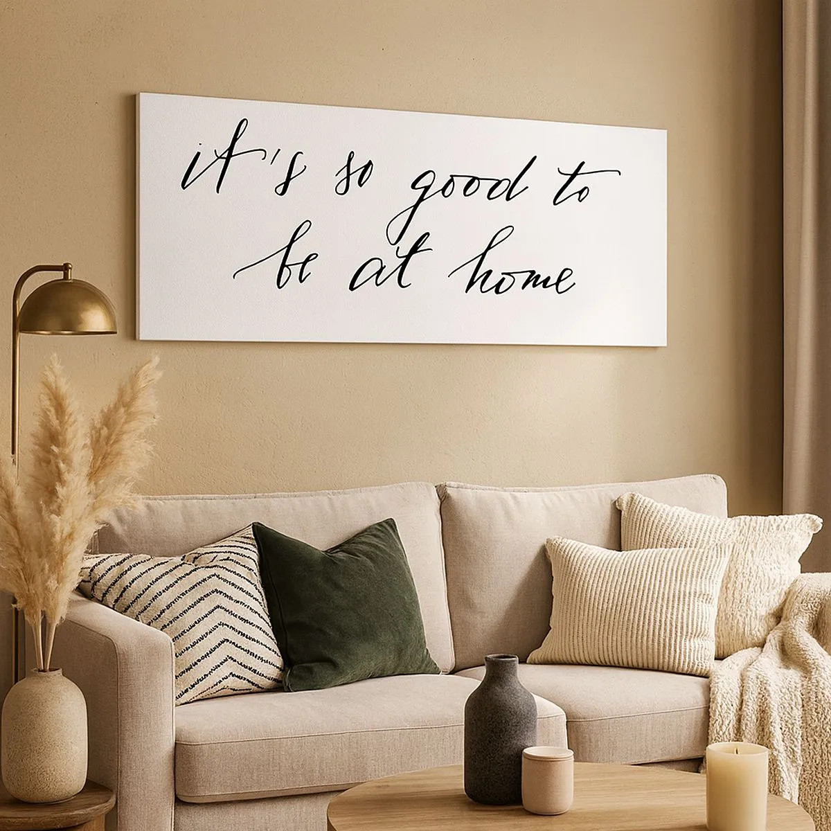 Schilderen op canvas - De hele waarheid - 100x40 cm