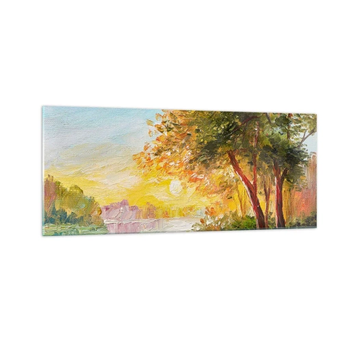 Schilderen op glas - Et in Arcadia ego - 100x40 cm