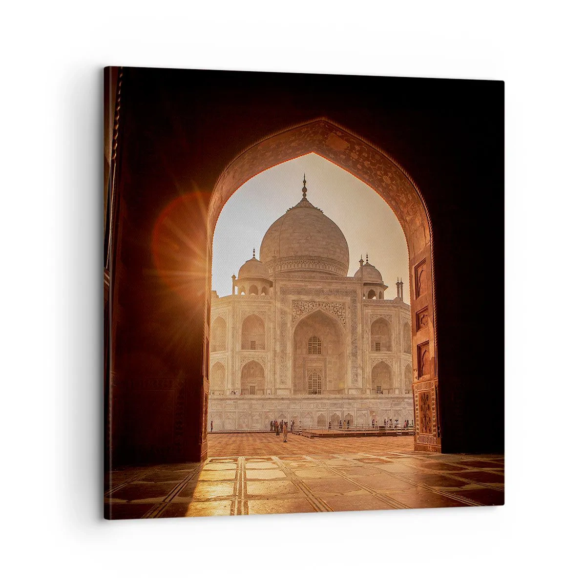Schilderen op canvas - Een monument voor onaardse liefde - 60x60 cm
