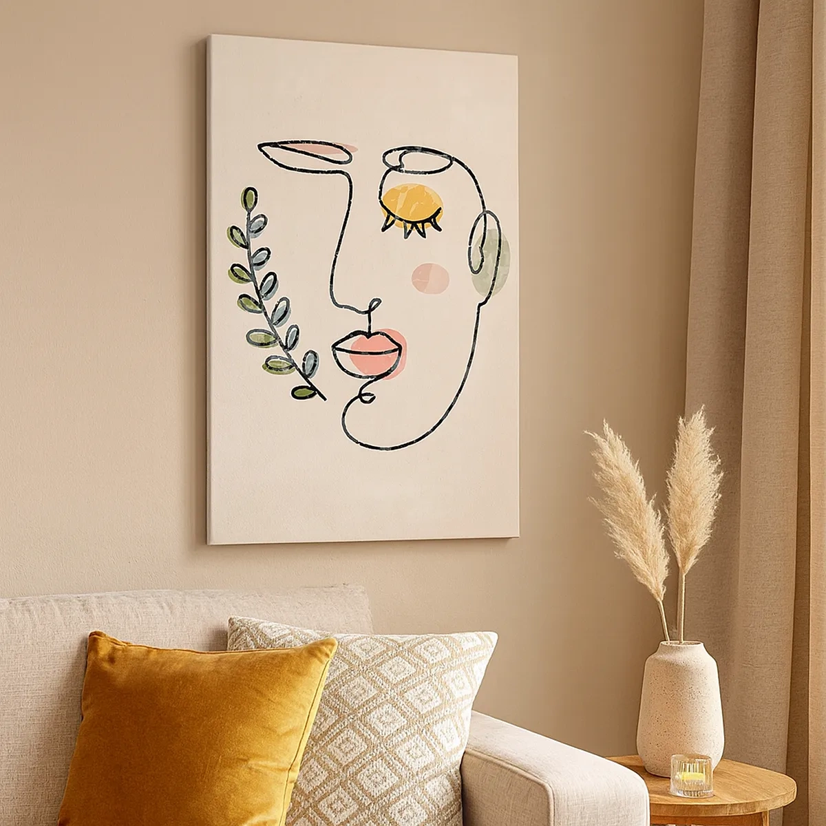 Schilderen op canvas - Vrede gevonden - 50x70 cm