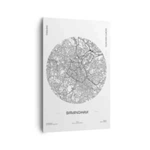 Schilderen op canvas - Anatomie van Birmingham - 80x120 cm