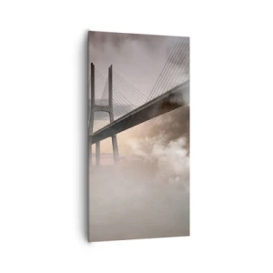 Schilderen op canvas - Bij de rivier die niet bestaat - 65x120 cm