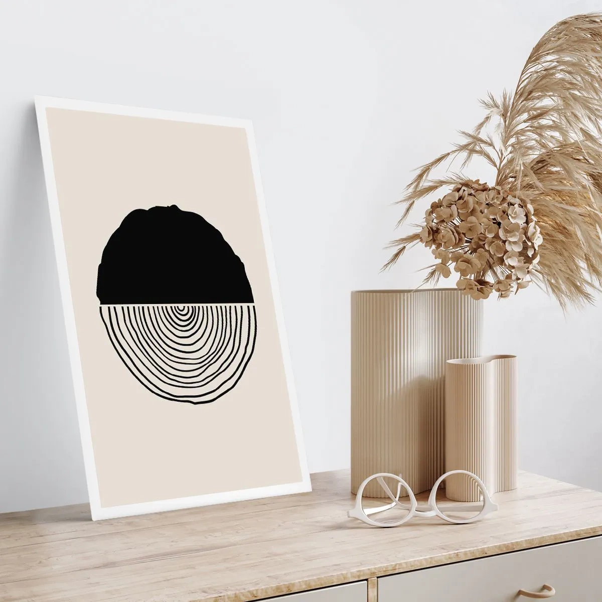 Poster - Half om half - 61x91 cm
