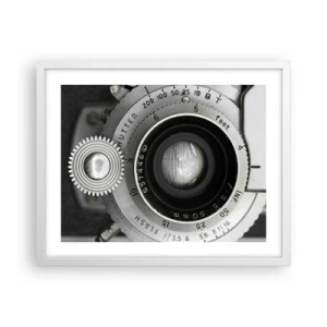 Poster in een witte lijst - Een verhaal over Hollywood - 50x40 cm