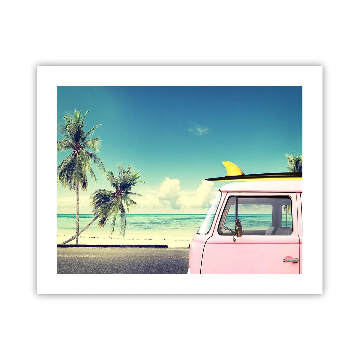 Poster - Tijd om aan je vakantie te beginnen. - 50x40 cm