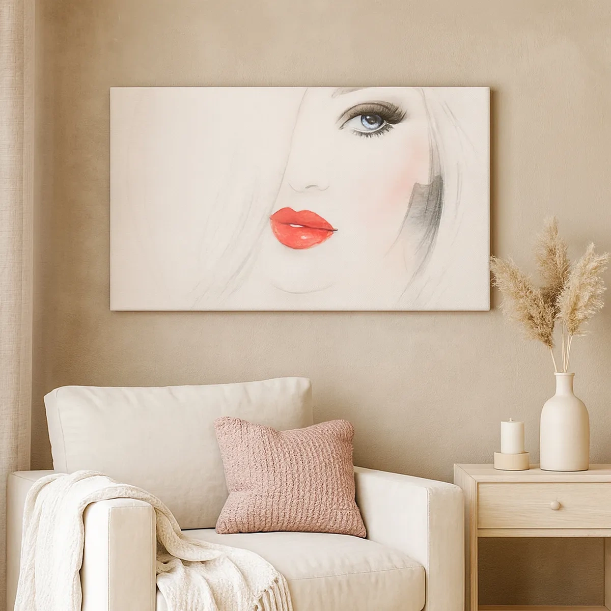 Schilderen op canvas - Het hypnotiseert en bedwelmt - 30x30 cm