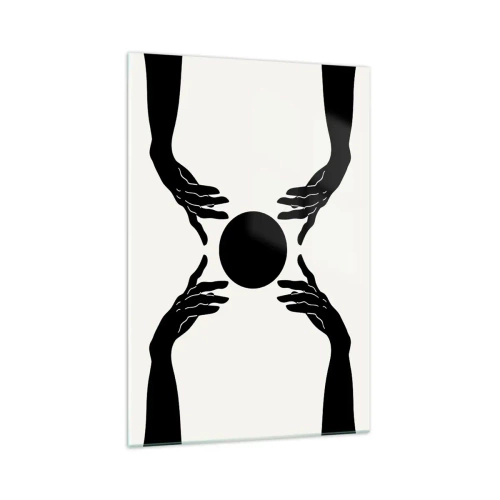 Schilderen op glas - Geheim teken - 70x100 cm