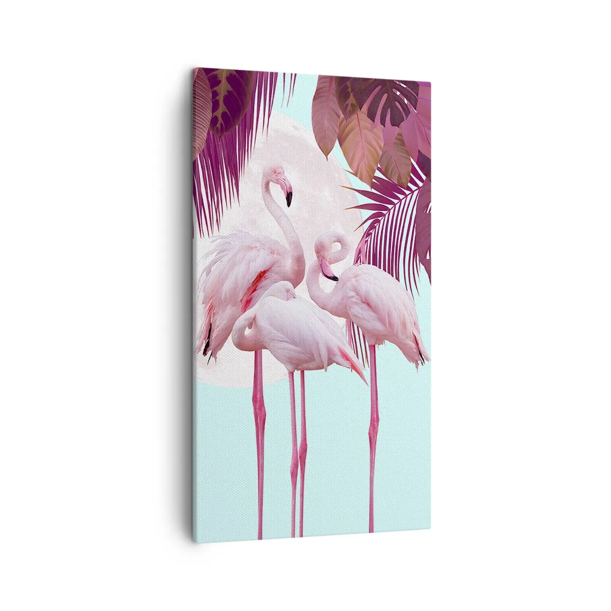 Schilderen op canvas - Drie vogel genaden - 45x80 cm