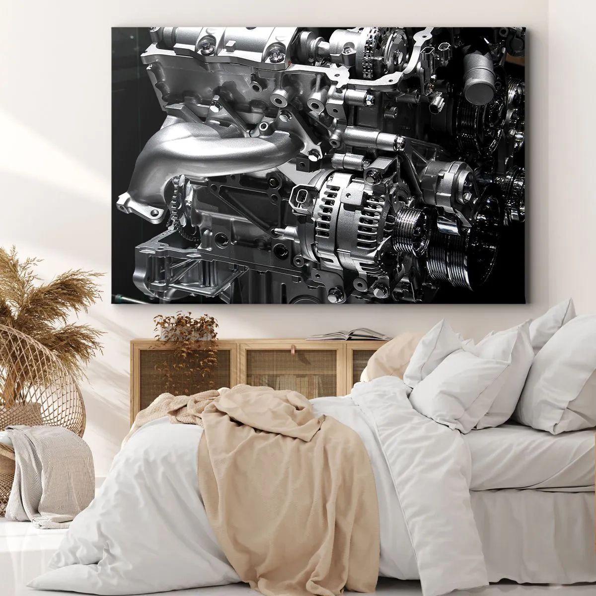 Schilderen op canvas - Staal, mooi, sterk - 120x80 cm