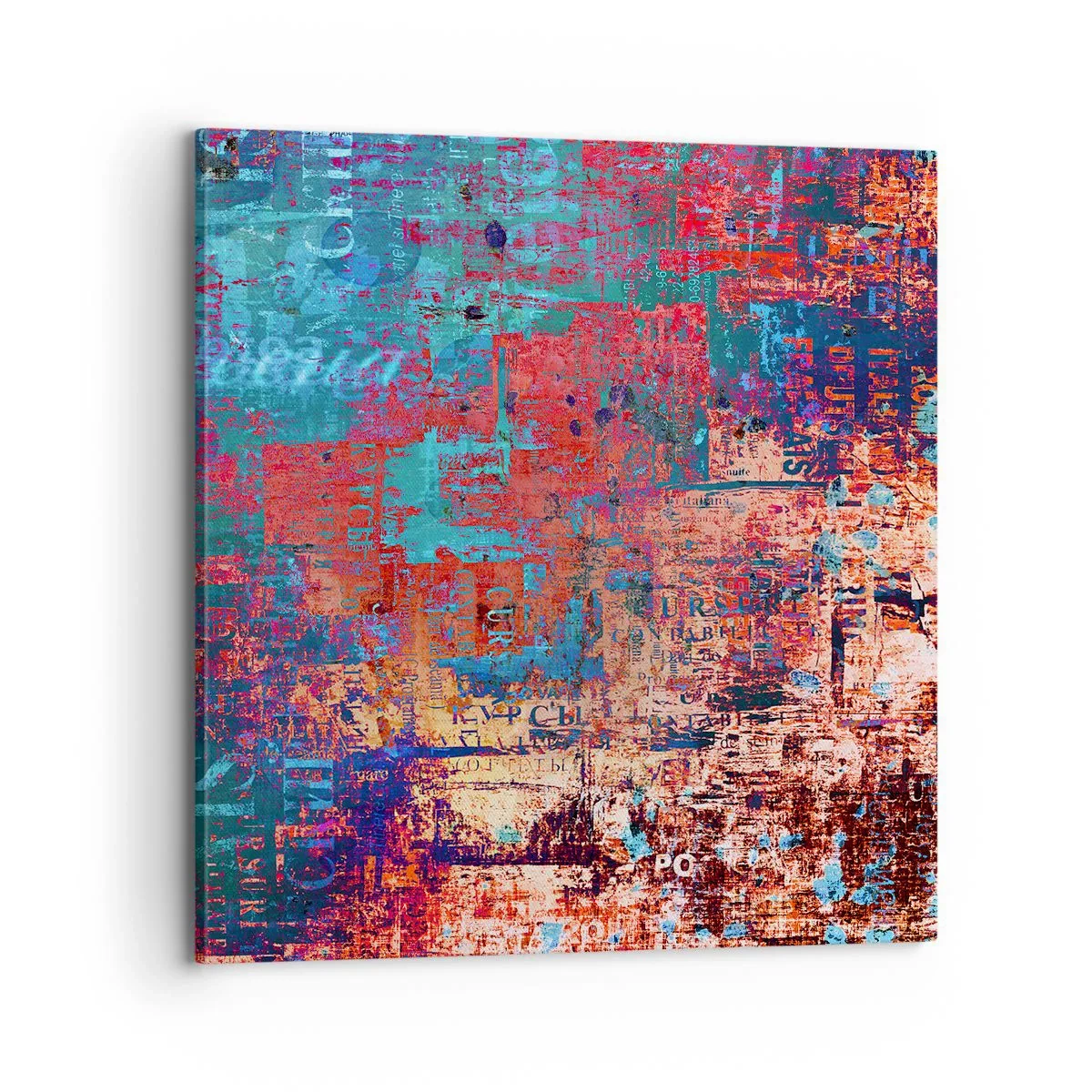 Schilderen op canvas - Geheugen en vergetelheid - 70x70 cm