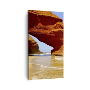 Schilderen op canvas - Water en wind  al duizen jaren - 45x80 cm