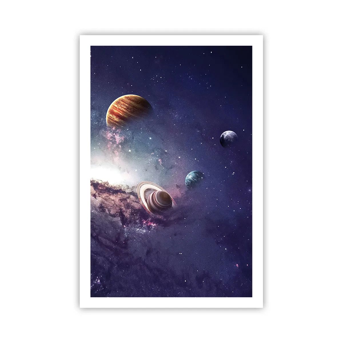 Poster - Zonne-dans systeem - 61x91 cm